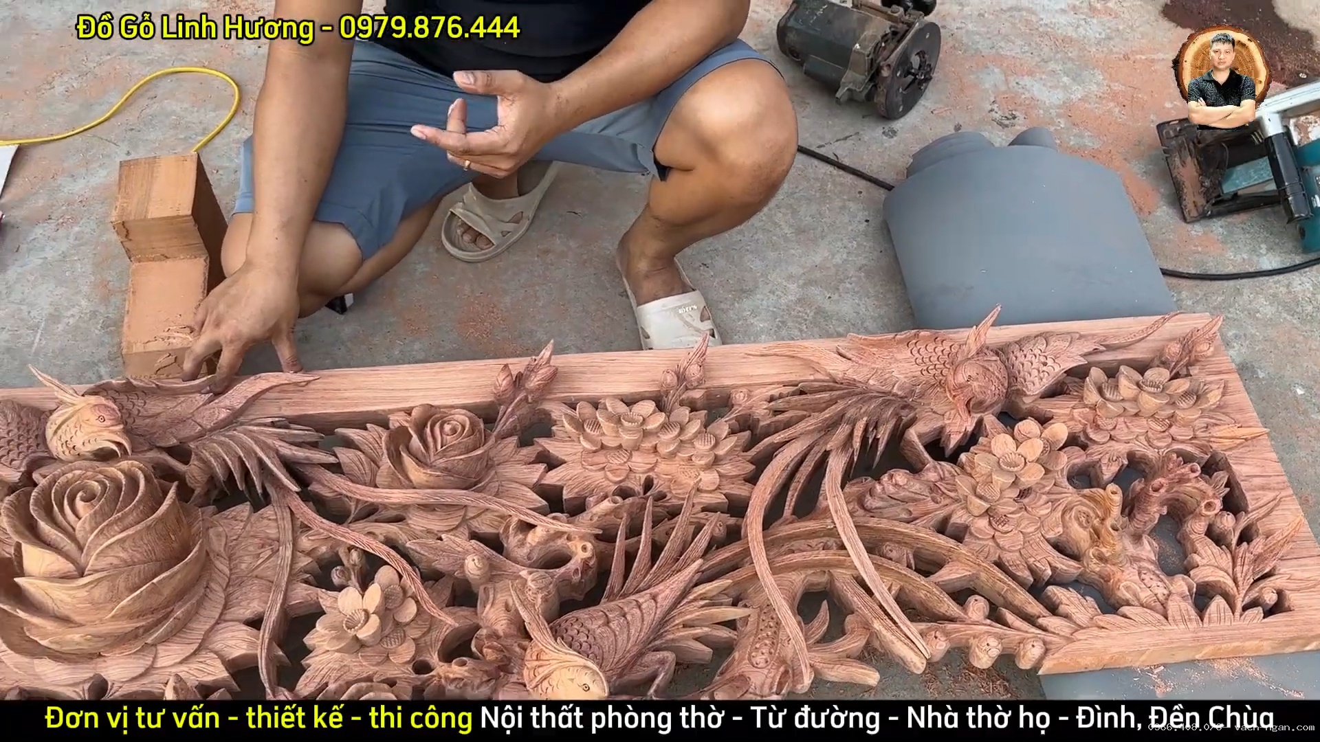 Cách làm cửa võng phòng thờ bền đẹp, hạn chế co ngót và nứt gỗ
