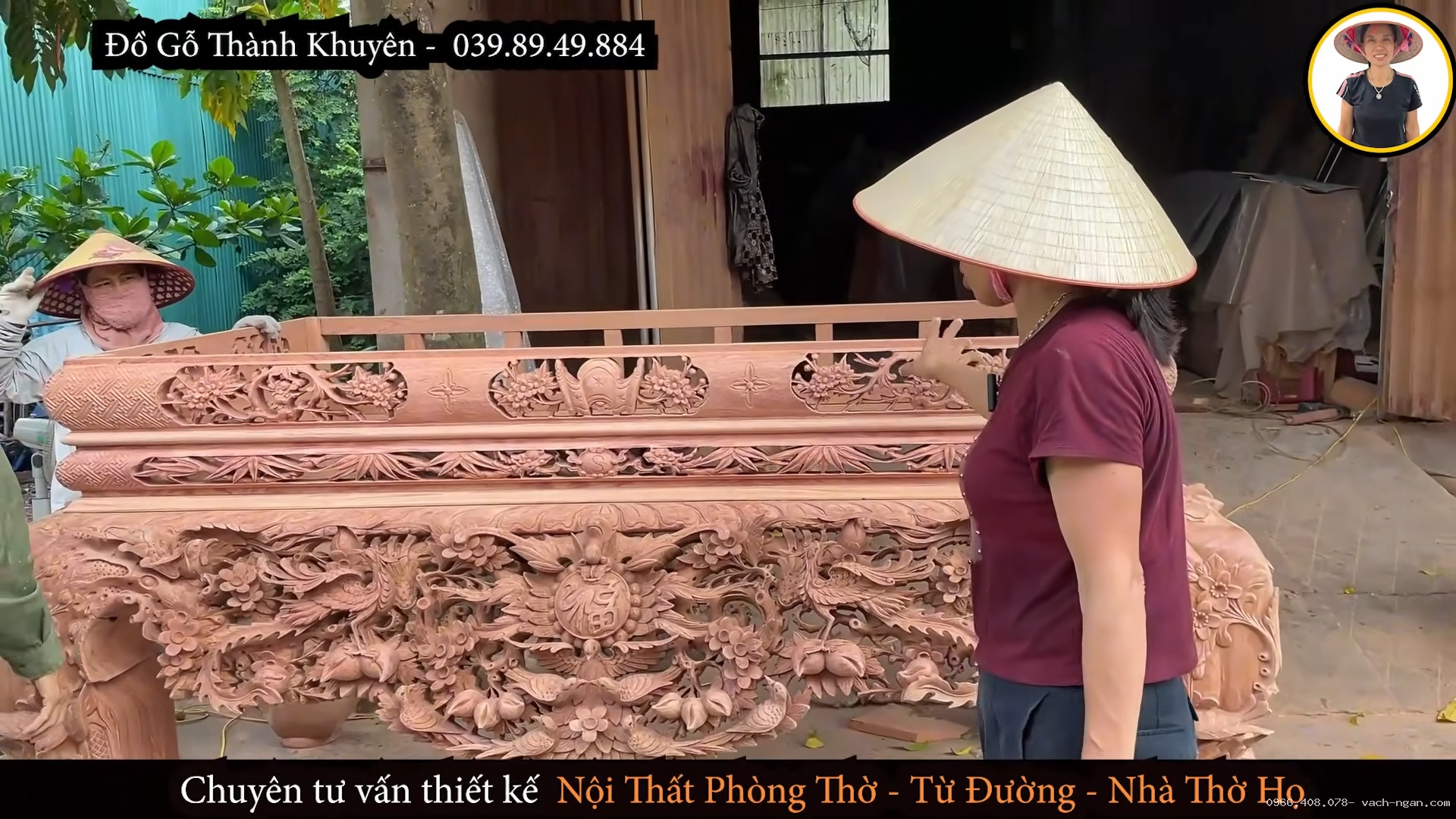 Bàn thờ vua sập thờ dạ 12 cm chân 28 cho nhà rộng