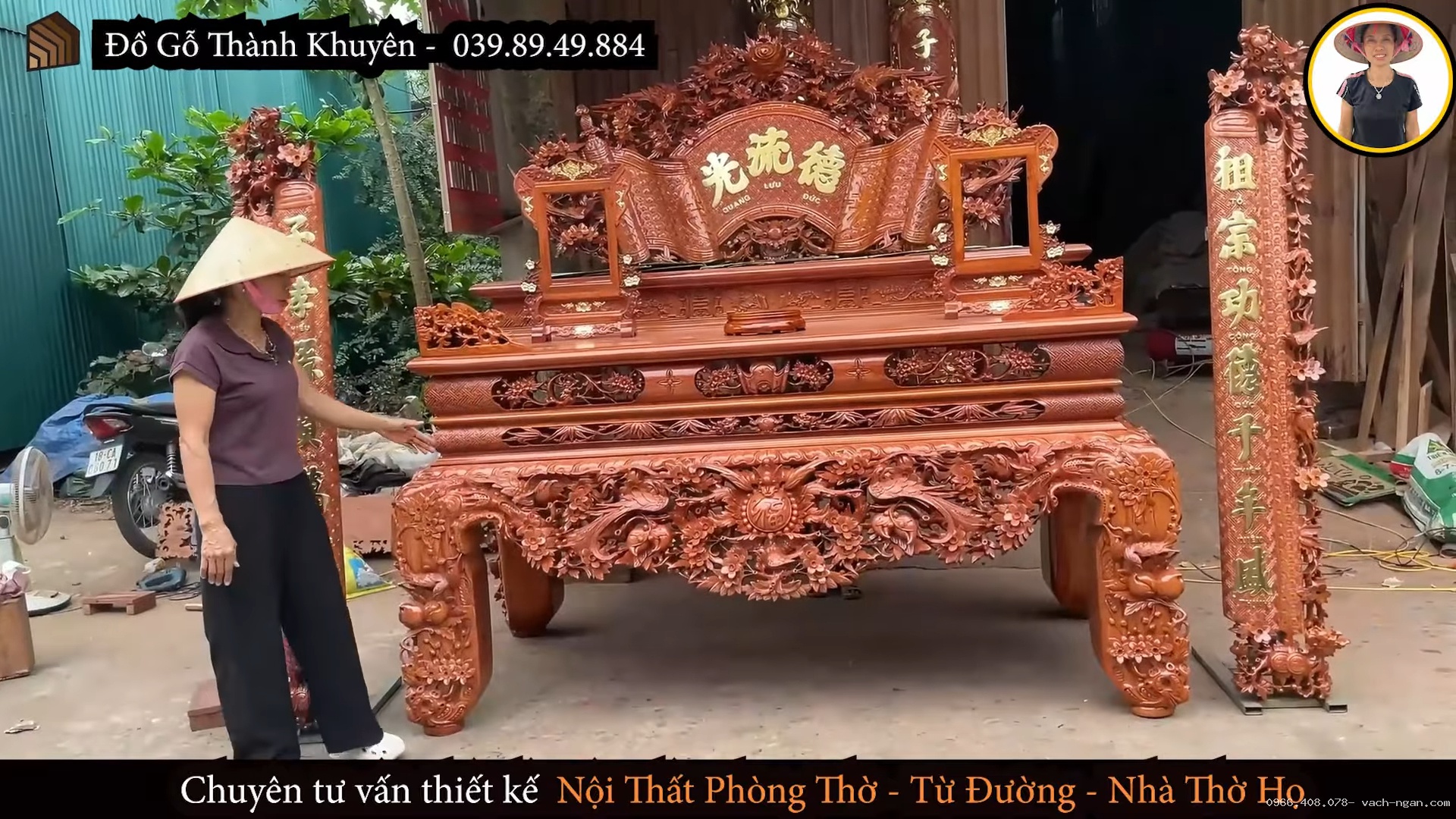 Cách lựa chọn kích thước chân bàn thờ theo không gian phòng thờ