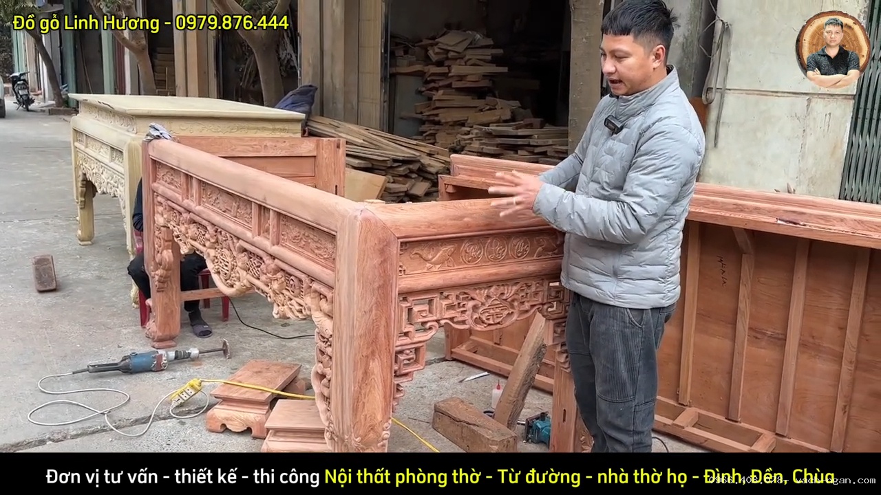 Lưu ý khi mua bàn thờ cận Tết: Kiểm tra mộc, kích thước và độ dày gỗ trước khi nhận hàng