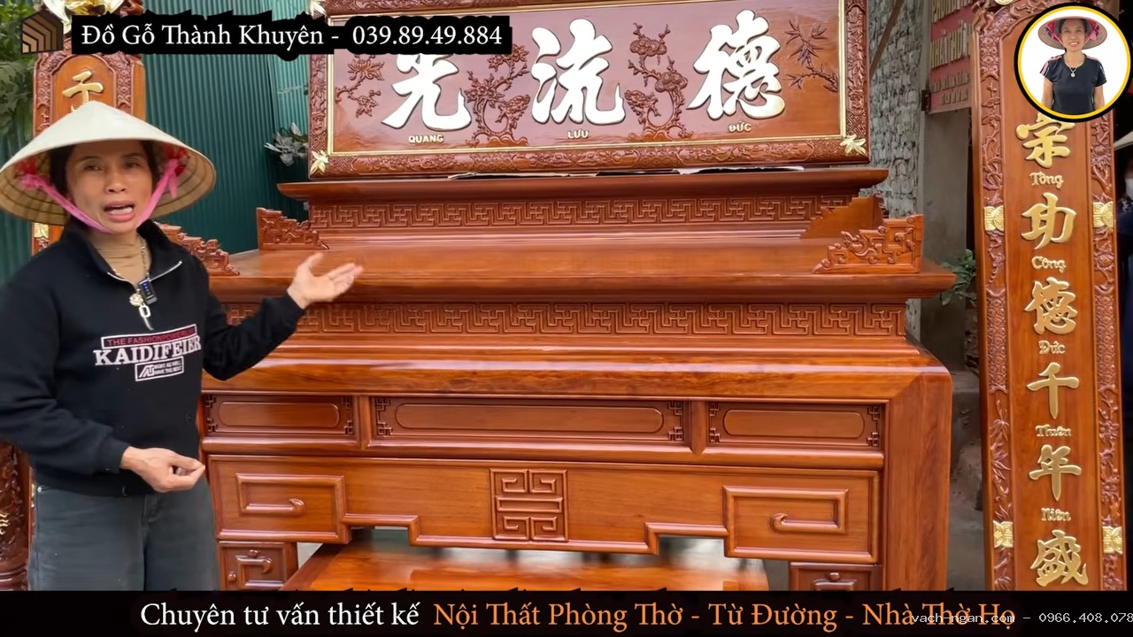 2 Bộ Bàn Thờ Để Mộc 2 Năm Không Cong Vênh