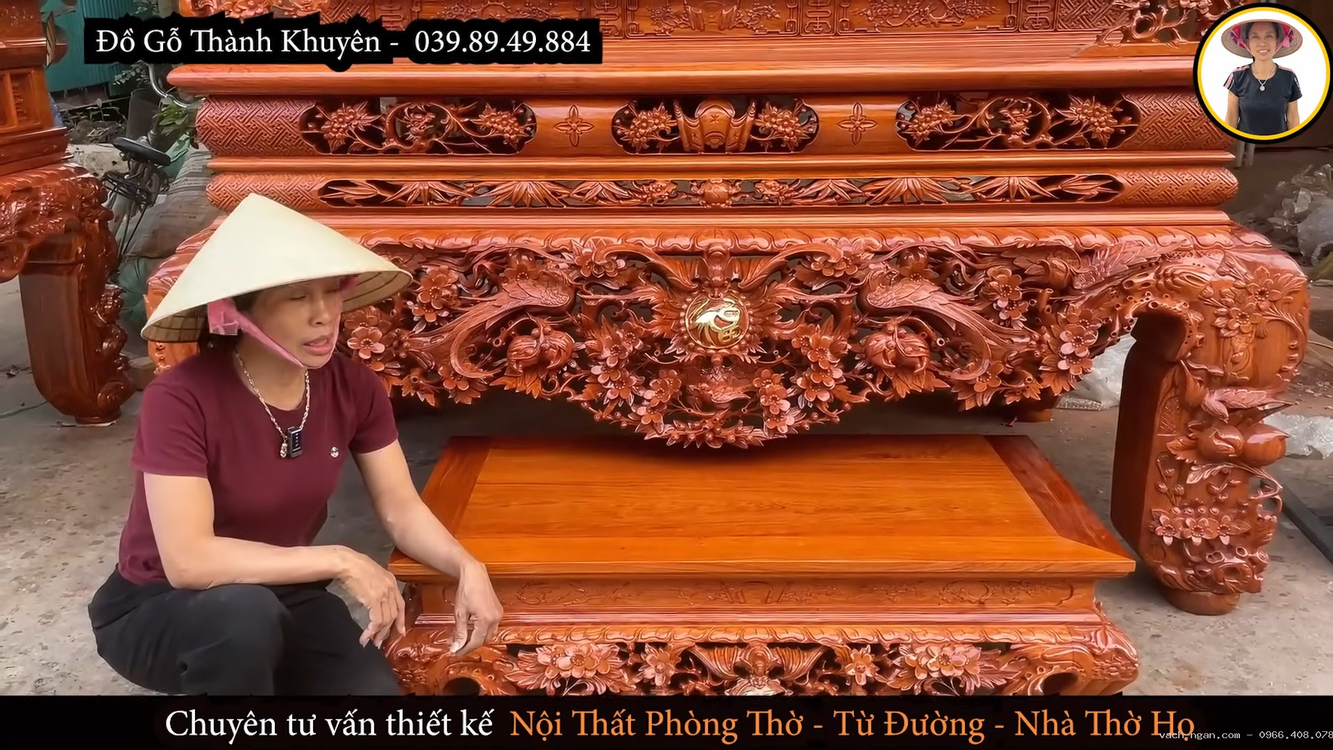 Thiết kế sập thờ chân 22 phù hợp với không gian nhỏ