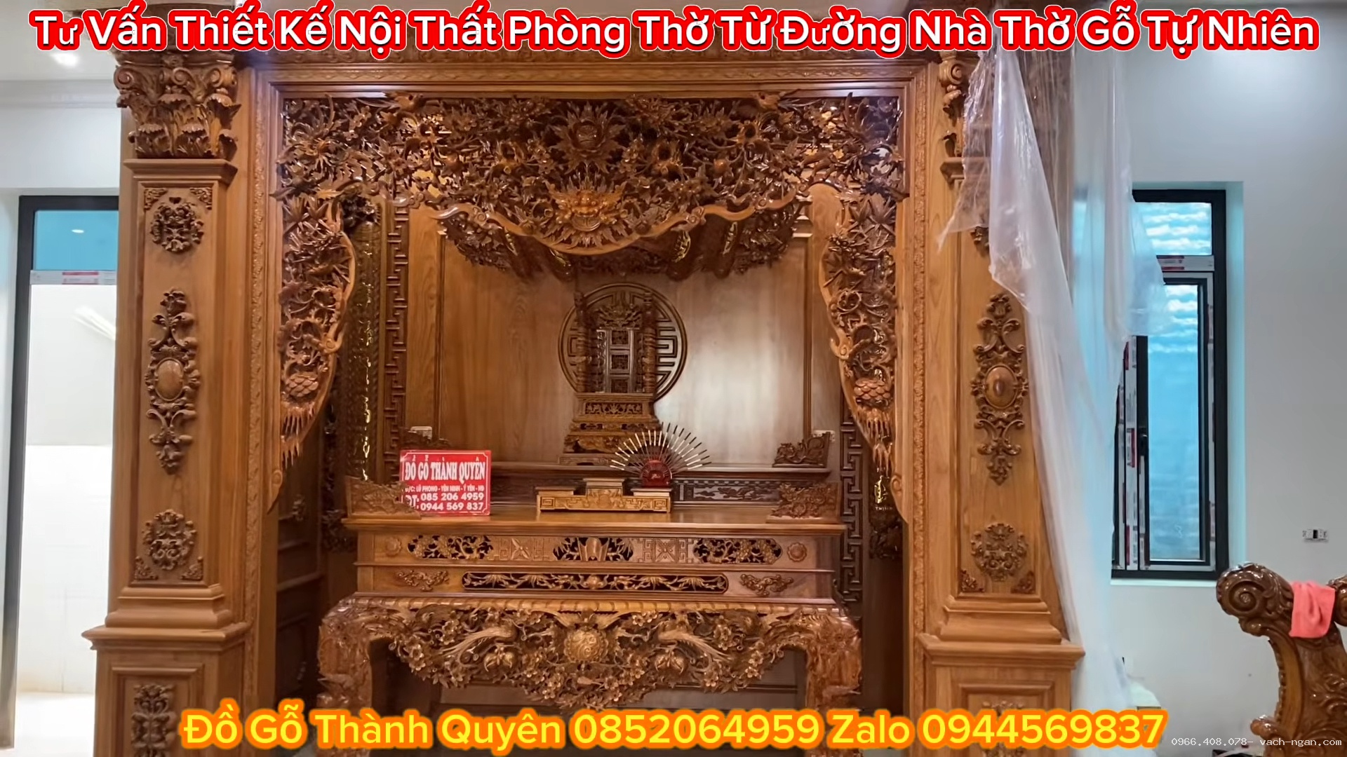 Thiết kế vách phòng thờ kết hợp bàn thờ ba cấp và cách lựa chọn kích thước chuẩn