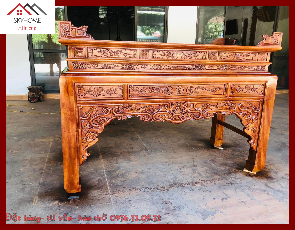 Bàn thờ chung cư - Mỹ nghệ Đồ thờ Canh Nậu