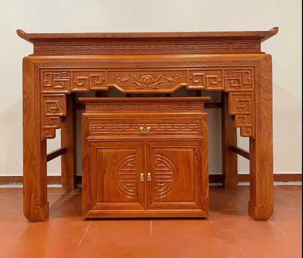 bàn thờ gỗ đúng tiêu chuẩn