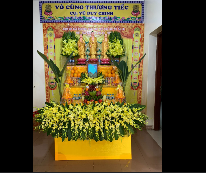 bàn thờ tang lễ