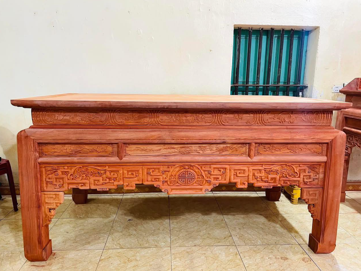 ÁN GIAN THỜ Giả Ô Xa gỗ Gụ