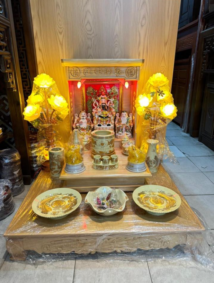 Cung và hướng phù hợp để đặt bàn thờ Thần Tài Ông Địa