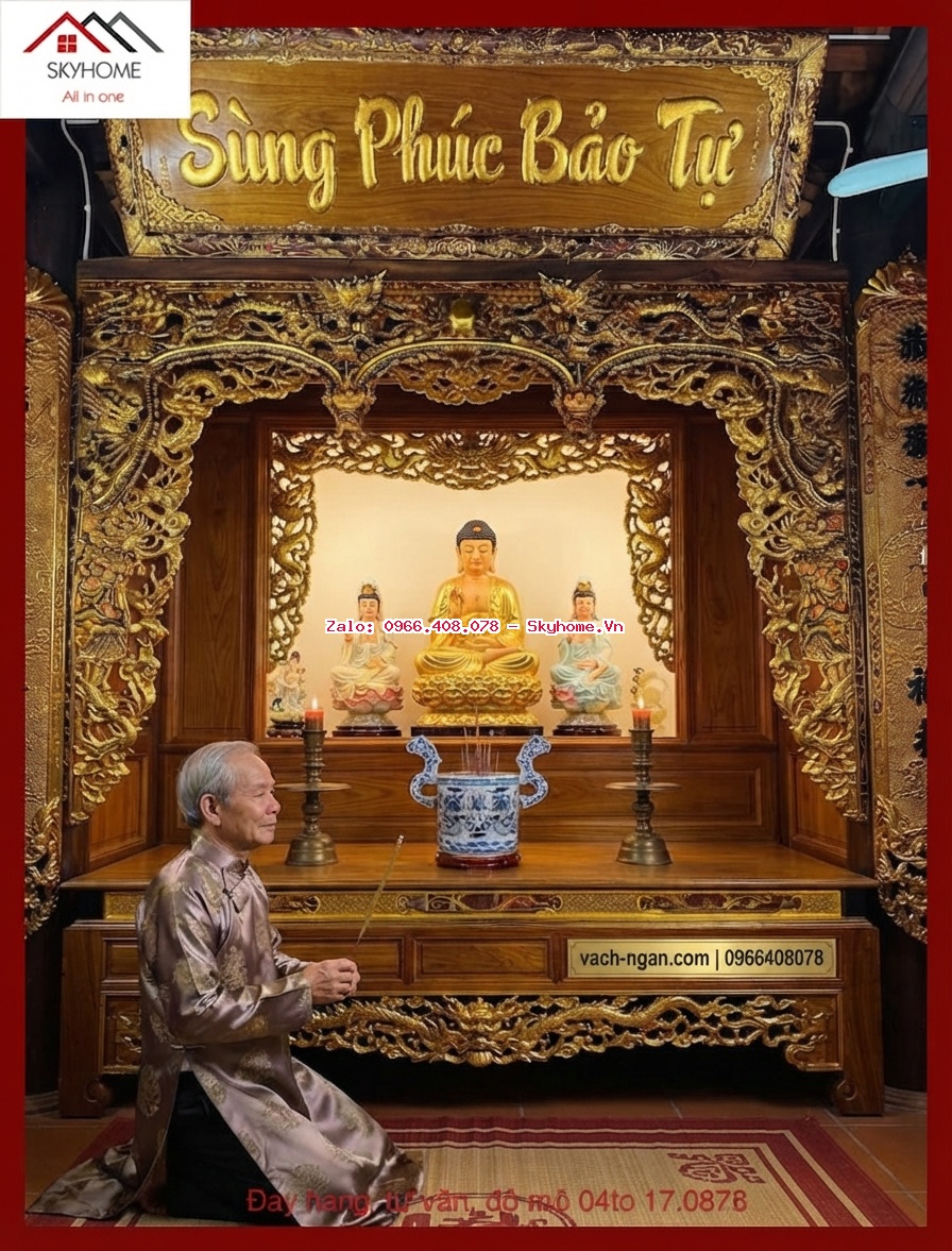 Đại Tự Câu Đối Phòng Thờ