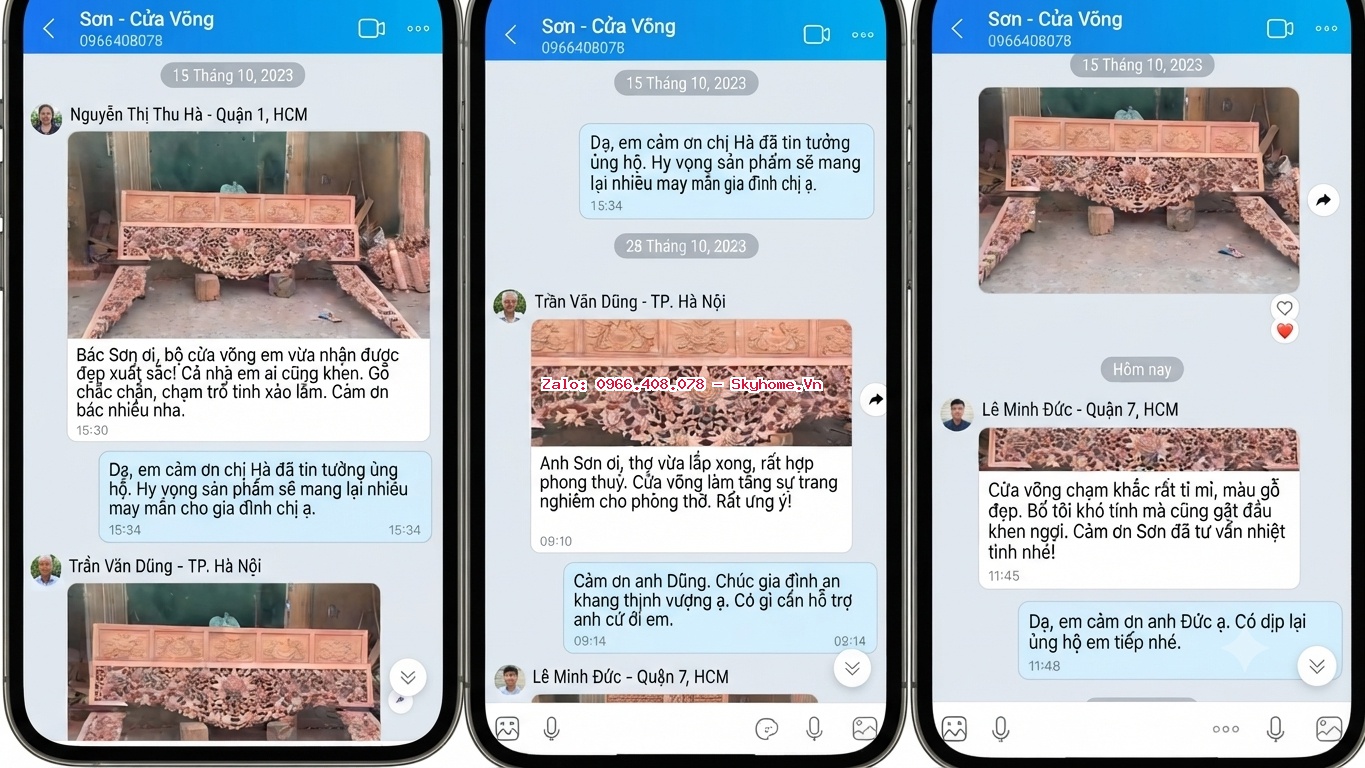 Các mẫu cửa võng đẹp trang trí không gian thờ không thể bỏ qua