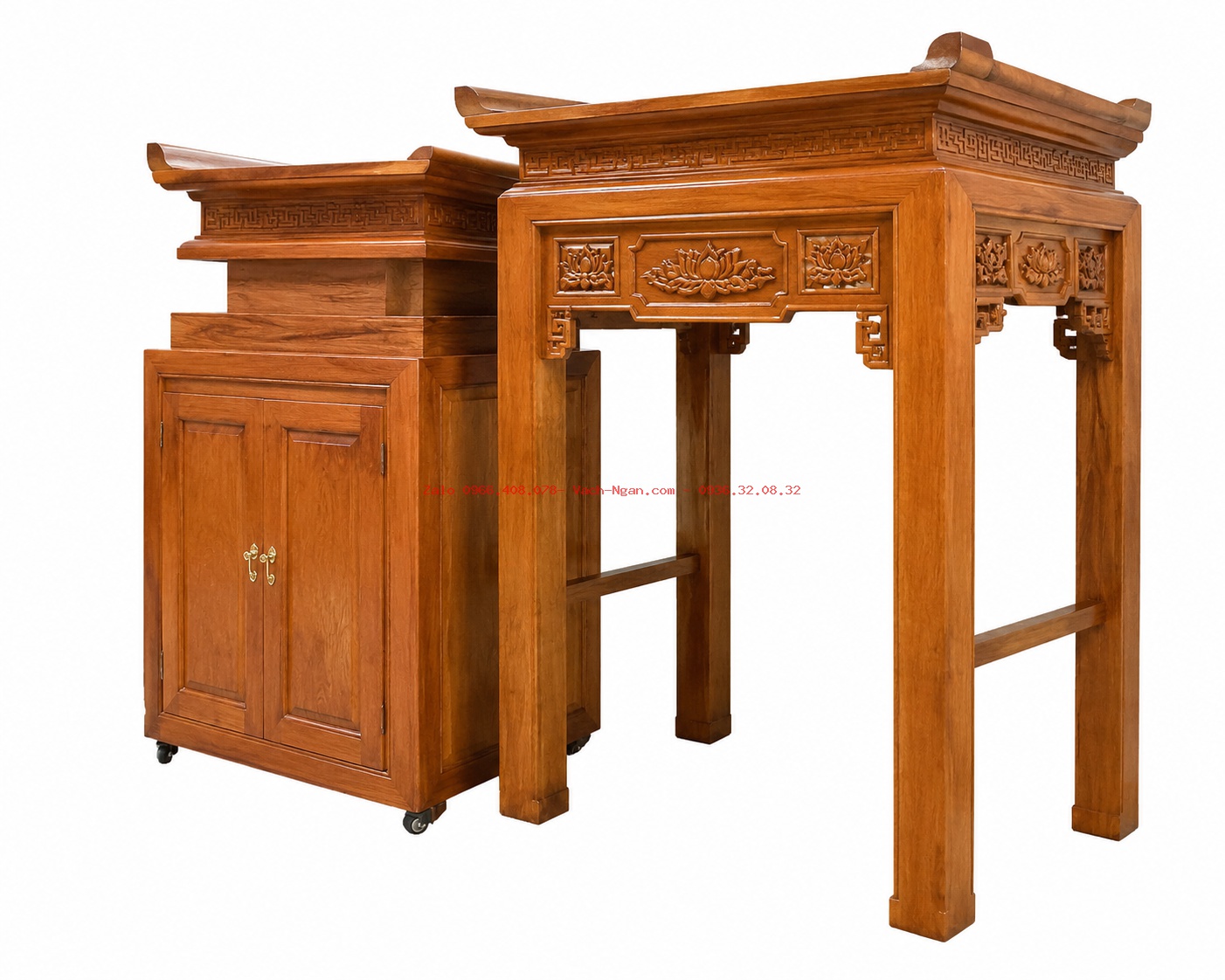 Mẫu phòng thờ ngang 4m sâu 3m