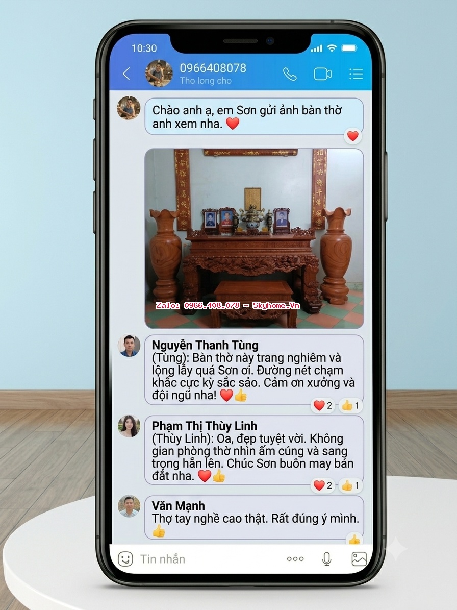 Nên làm án gian thờ hay sập thờ