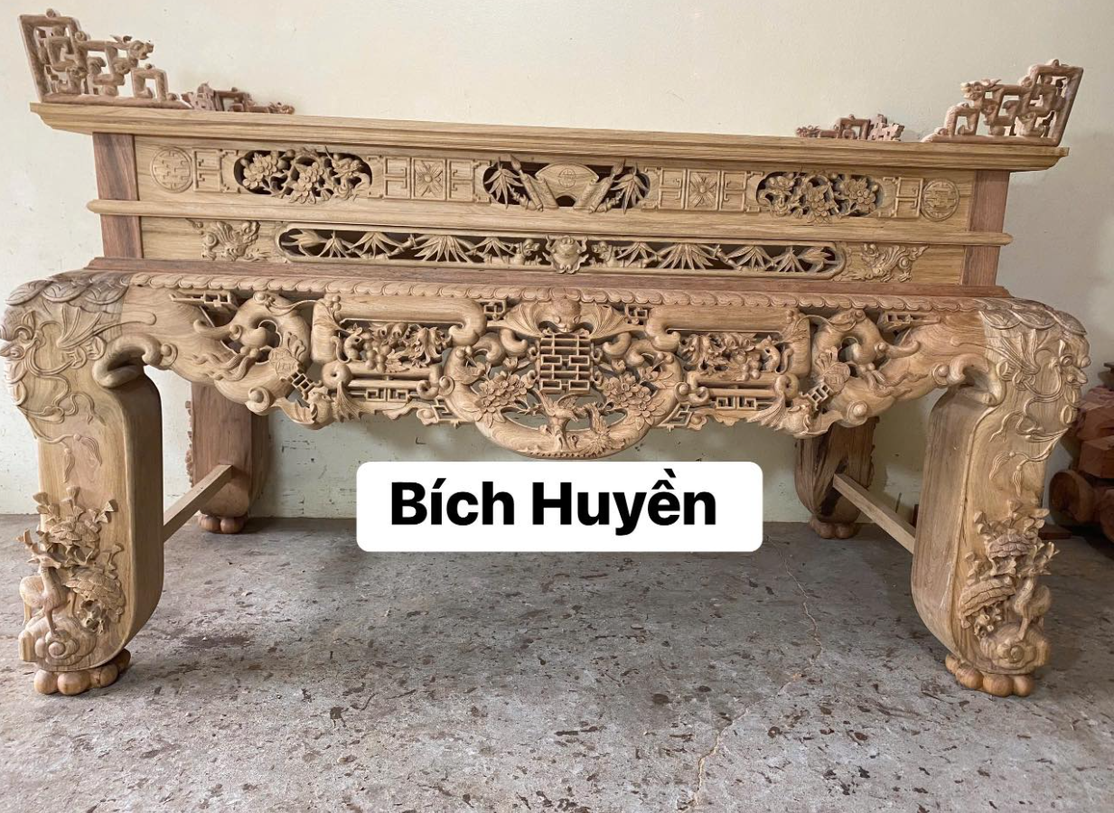 Ai được sử dụng mẫu sập thờ Mai Điểu?