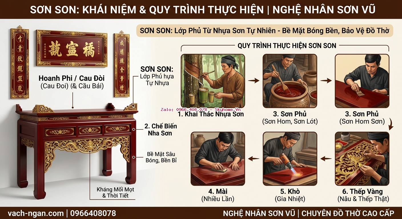 Sơn Son Thếp Vàng