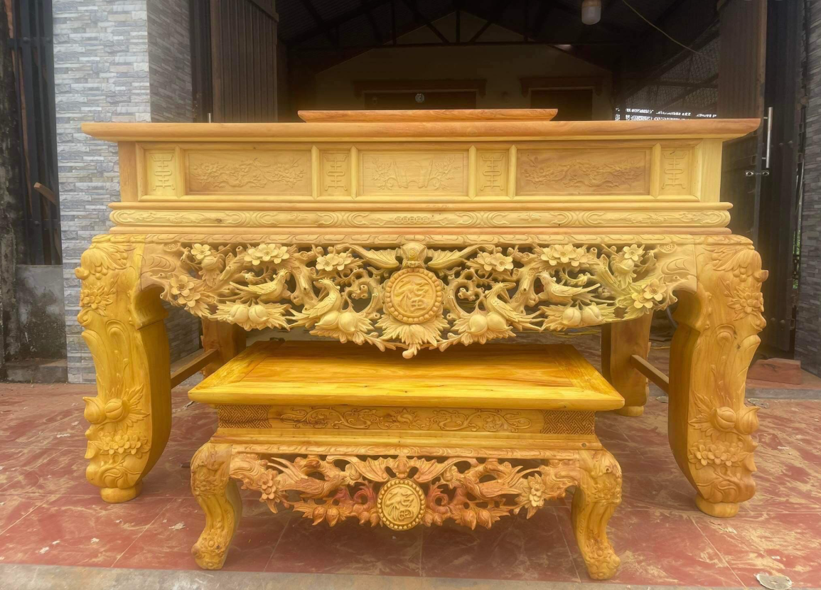 Tại sao đồ thờ nên làm bằng gỗ mít ?